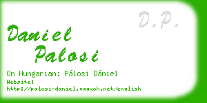 daniel palosi business card