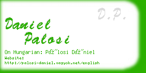 daniel palosi business card